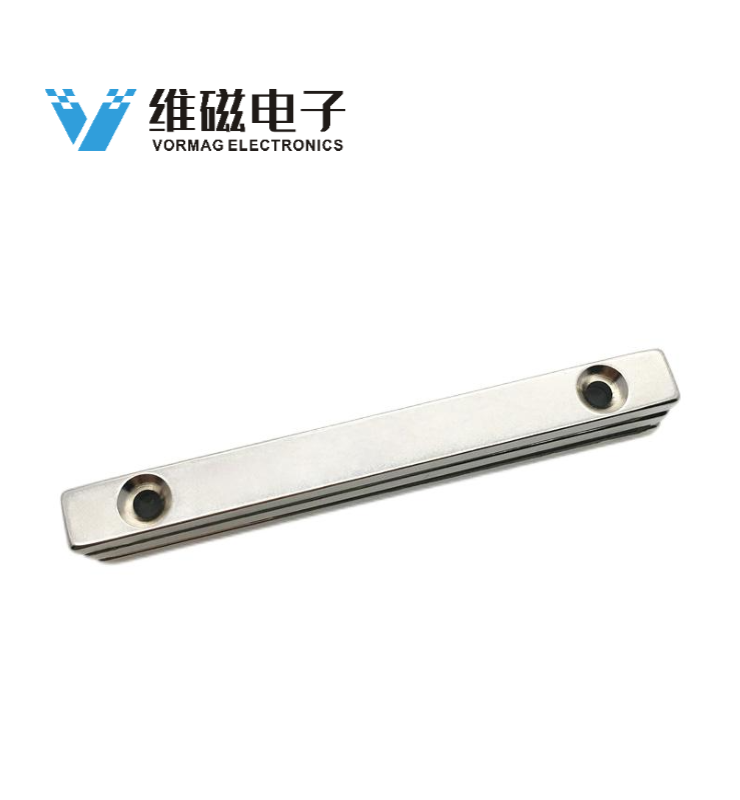 Long Block Magnets with Two Holes Heavy Duty Rare Earth Magnets